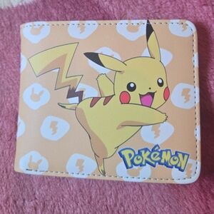 New pokemon Pikachu anime manga leather wallet